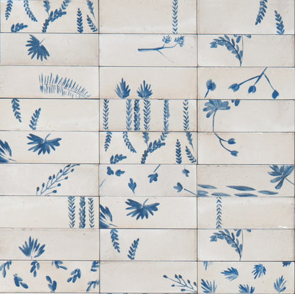 Decor interior bej 5x15 cm, Marazzi Rice Natural Leaf Lux