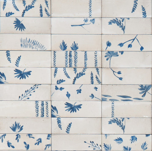 Decor interior bej 5x15 cm, Marazzi Rice Natural Leaf Lux