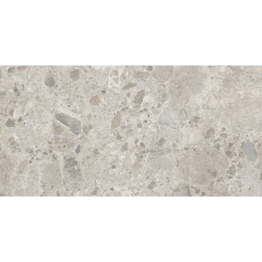 Gresie exterior portelanata multicolora 60x120 cm, Marazzi Puro Caracter Mix Gris Strutturato