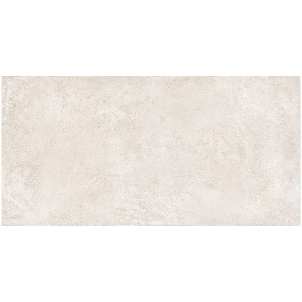 Gresie interior portelanata rectificata alba 60x120 cm, Marazzi Puro Plaza White