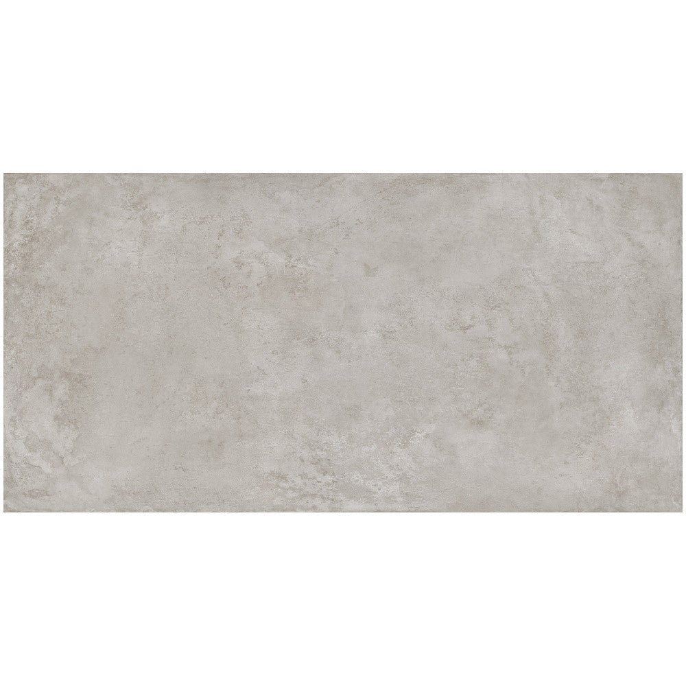Gresie interior portelanata rectificata gri 60x120 cm, Marazzi Puro Plaza Grey