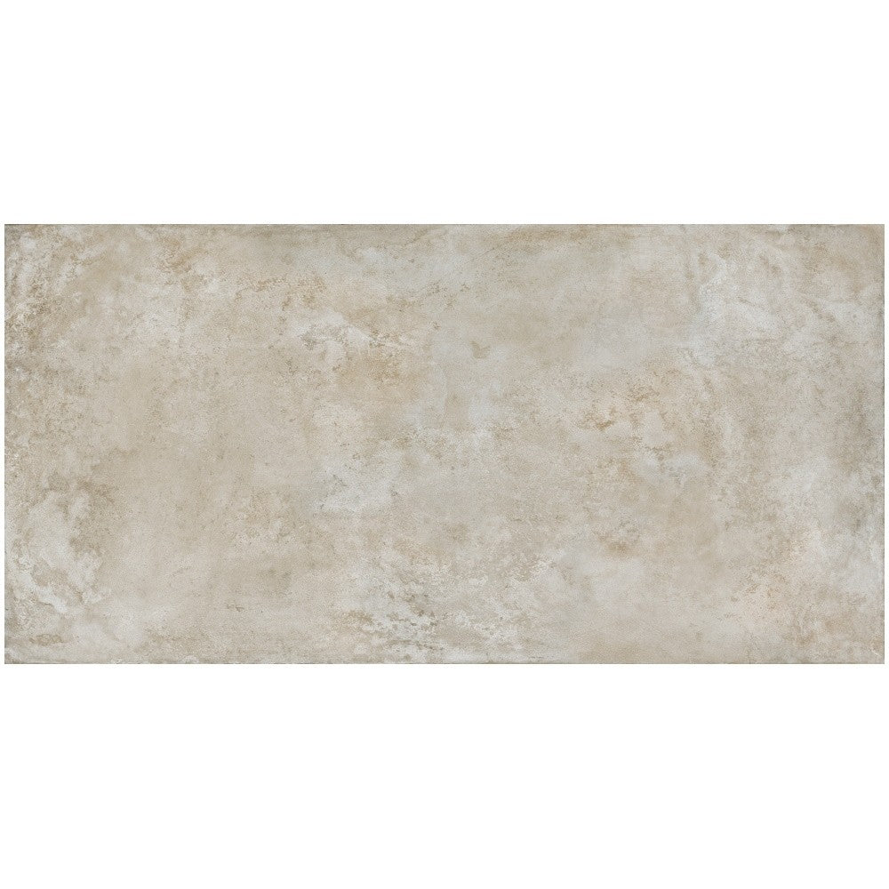 Gresie interior portelanata rectificata bej/gri 60x120 cm, Marazzi Puro Plaza Multicolor