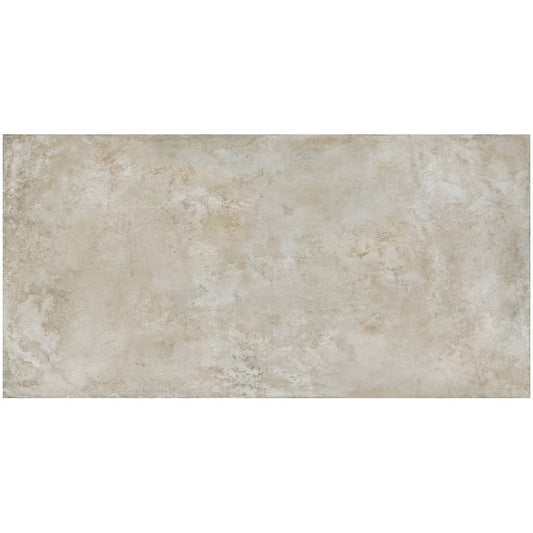 Gresie interior portelanata rectificata bej/gri 60x120 cm, Marazzi Puro Plaza Multicolor