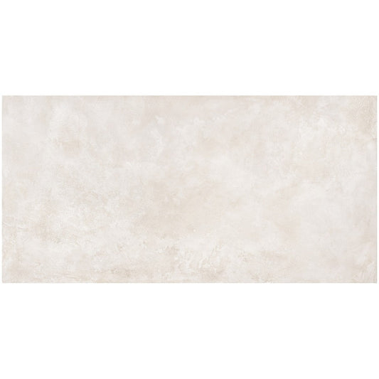 Gresie exterior portelanata rectificata alba 60x120 cm, Marazzi Puro Plaza White Strutturato