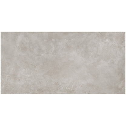 Gresie exterior portelanata rectificata gri 60x120 cm, Marazzi Puro Plaza Grey Strutturato