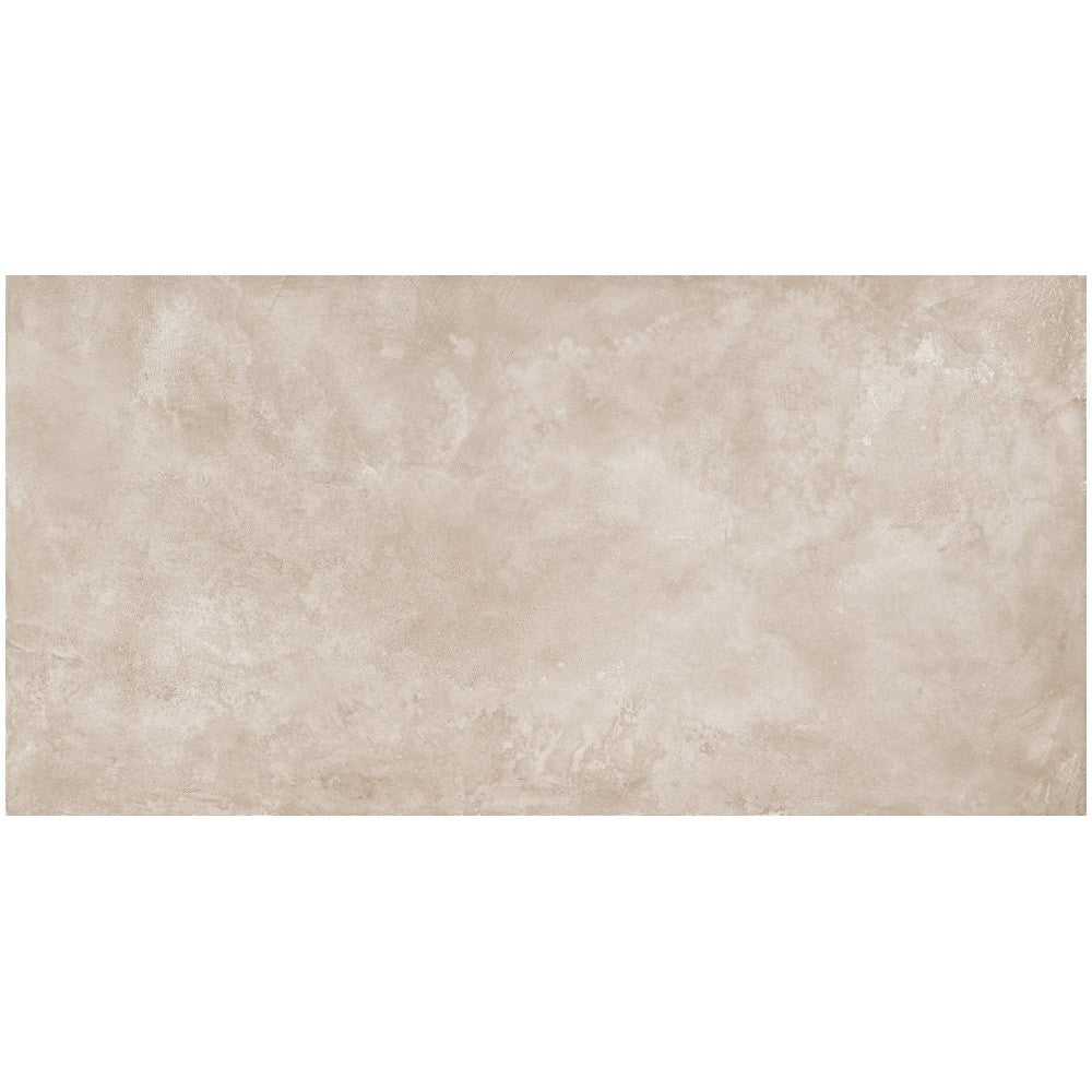Gresie exterior portelanata rectificata bej 60x120 cm, Marazzi Puro Plaza Beige Strutturato