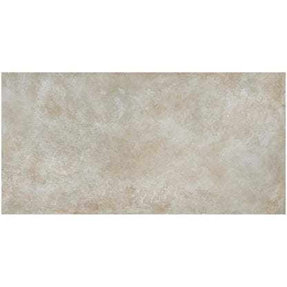 Gresie exterior portelanata rectificata bej/gri 60x120 cm, Marazzi Puro Plaza Multicolor Strutturato
