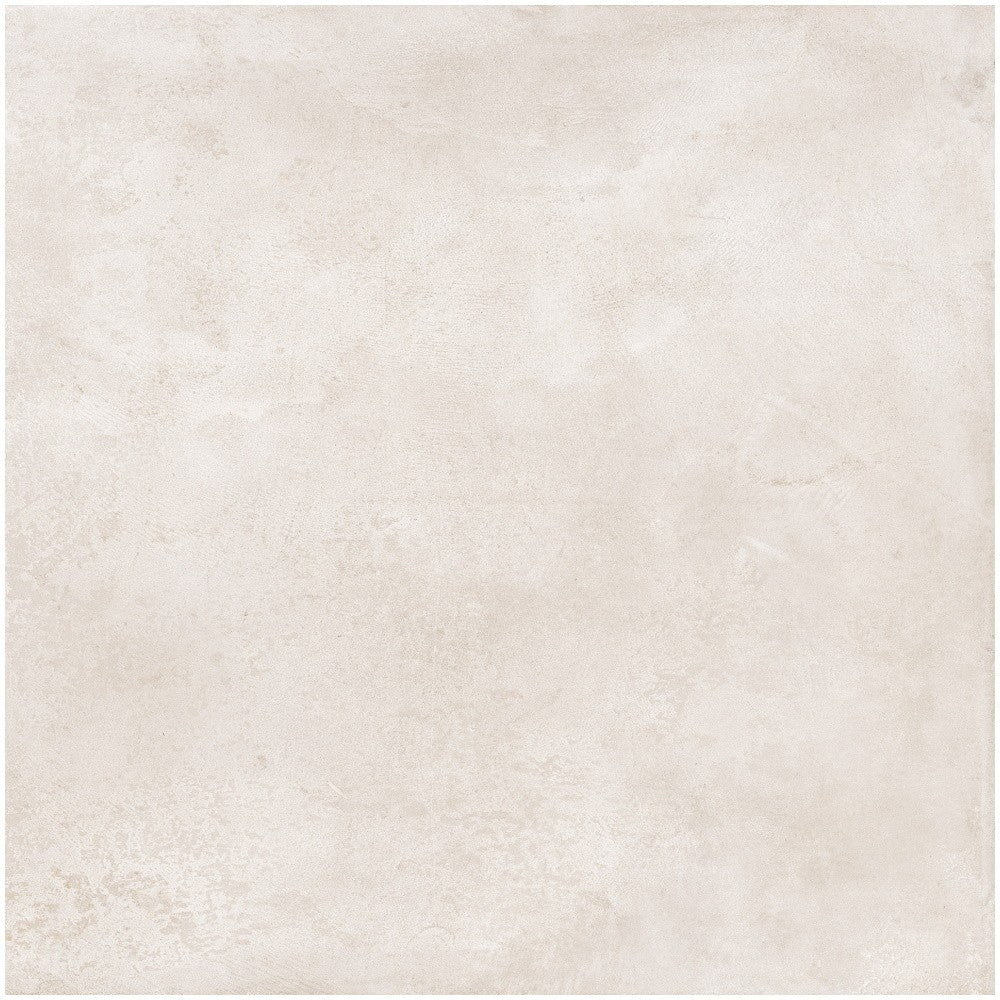 Gresie exterior portelanata rectificata alba 60x60 cm, Marazzi Puro Plaza White Strutturato