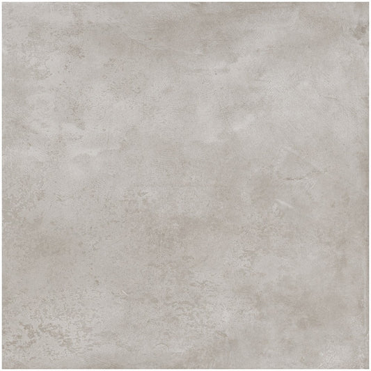 Gresie exterior portelanata rectificata gri 60x60 cm, Marazzi Puro Plaza Grey Strutturato