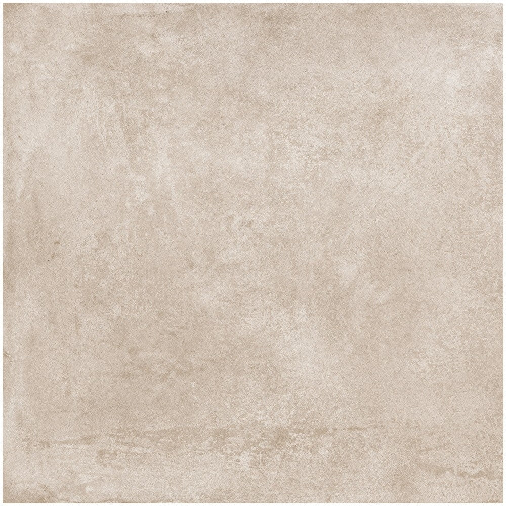 Gresie exterior portelanata rectificata bej 60x60 cm, Marazzi Puro Plaza Beige Strutturato