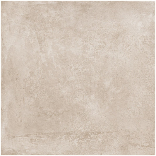 Gresie exterior portelanata rectificata bej 60x60 cm, Marazzi Puro Plaza Beige Strutturato