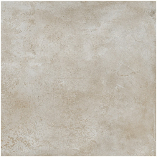 Gresie exterior portelanata rectificata bej/gri 60x60 cm, Marazzi Puro Plaza Multicolor Strutturato