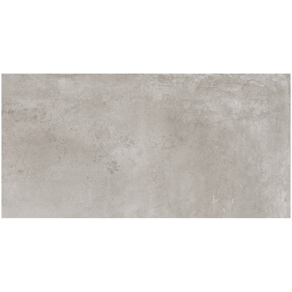 Gresie exterior portelanata rectificata gri 30x60 cm, Marazzi Puro Plaza Grey Strutturato