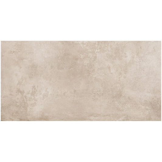 Gresie exterior portelanata rectificata bej 30x60 cm, Marazzi Puro Plaza Beige Strutturato