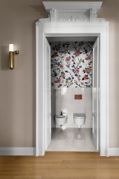 Decor interior alb 45x60 cm, Marazzi Rice Garden Modulo B