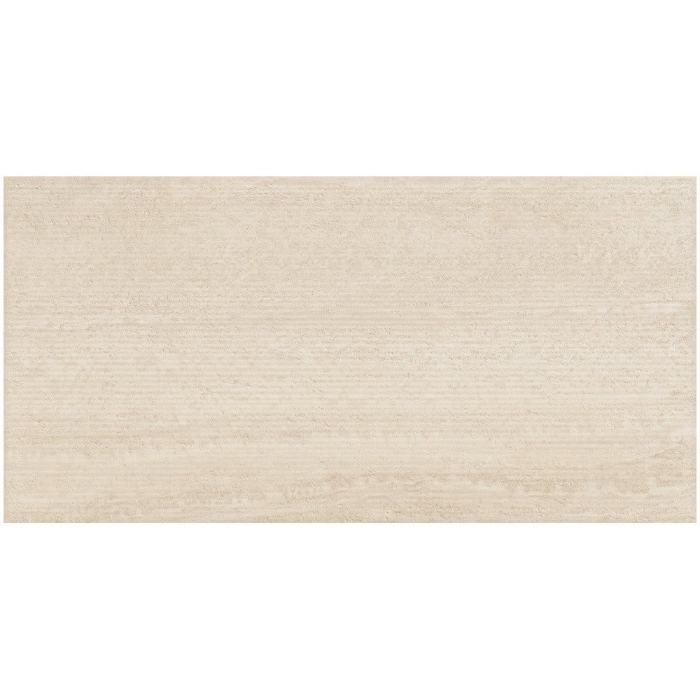 Faianta baie / bucatarie rectificata crem 60x120 cm, Marazzi Mystone Travertino Navona Struttura Scalpello 3D