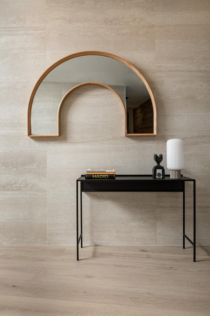 Faianta baie / bucatarie rectificata crem 60x120 cm, Marazzi Mystone Travertino Navona Struttura Scalpello 3D