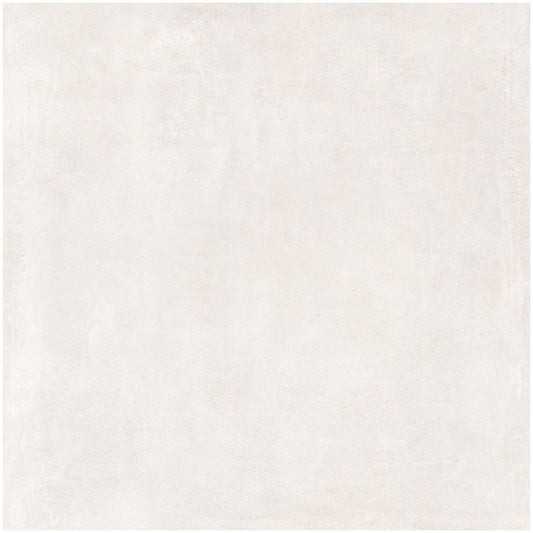 Gresie interior portelanata rectificata alba 120x120 cm, Marazzi Cementum Ash