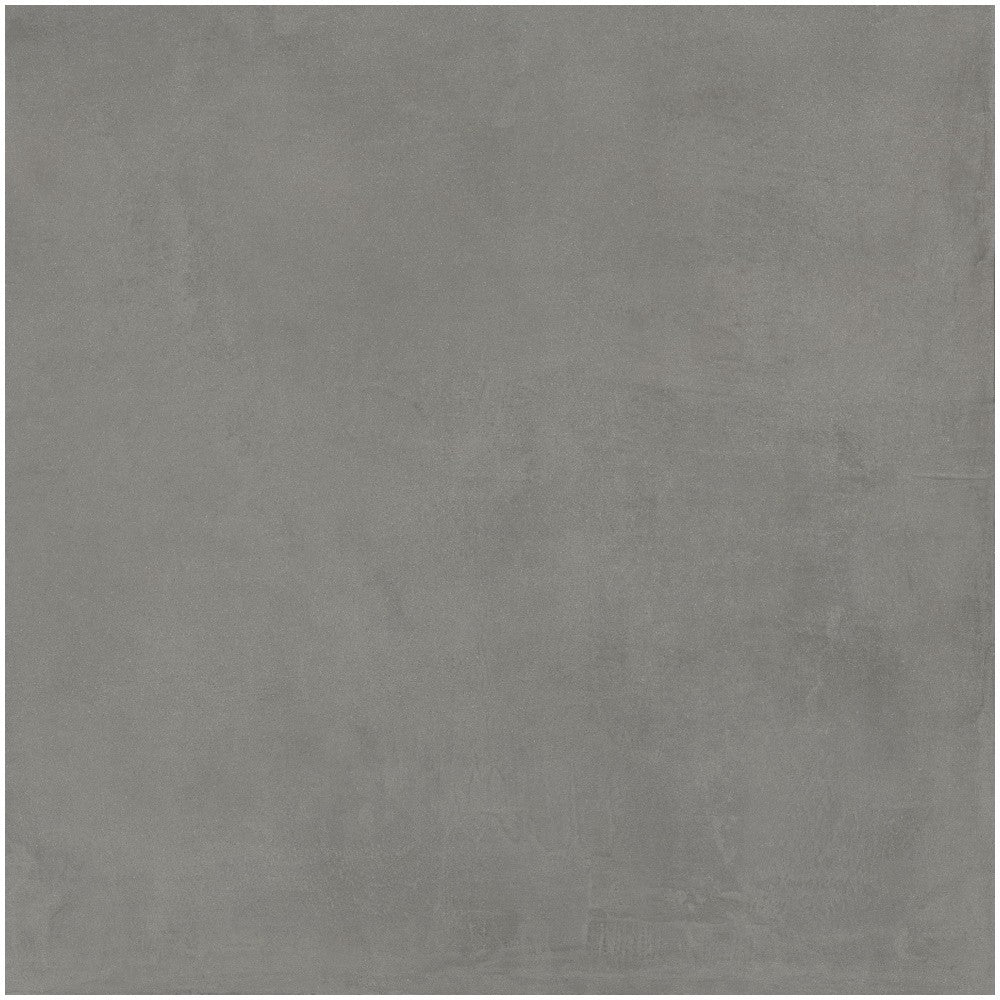 Gresie interior portelanata rectificata gri 120x120 cm, Marazzi Cementum Lead