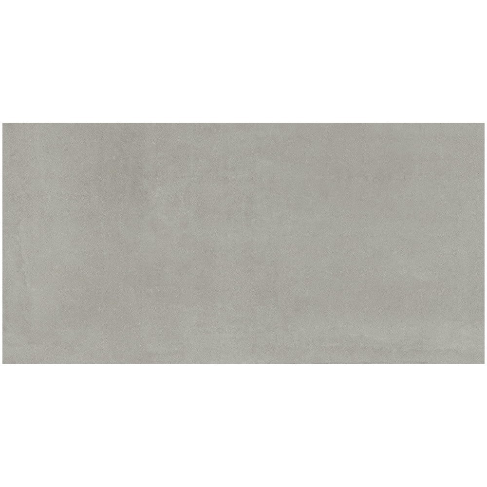 Gresie interior portelanata rectificata gri 60x120 cm, Marazzi Cementum Nickel