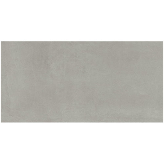 Gresie interior portelanata rectificata gri 60x120 cm, Marazzi Cementum Nickel