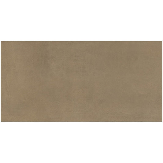 Gresie interior portelanata rectificata maro 60x120 cm, Marazzi Cementum Olive