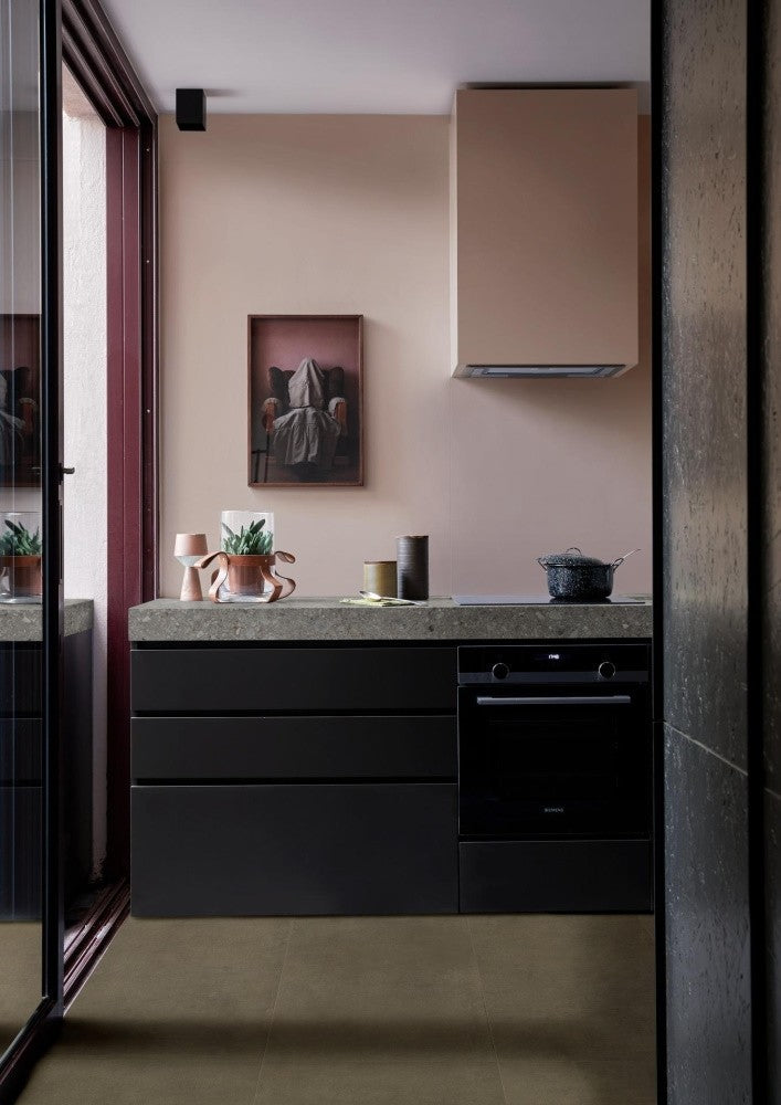 Gresie interior portelanata rectificata maro 60x120 cm, Marazzi Cementum Olive