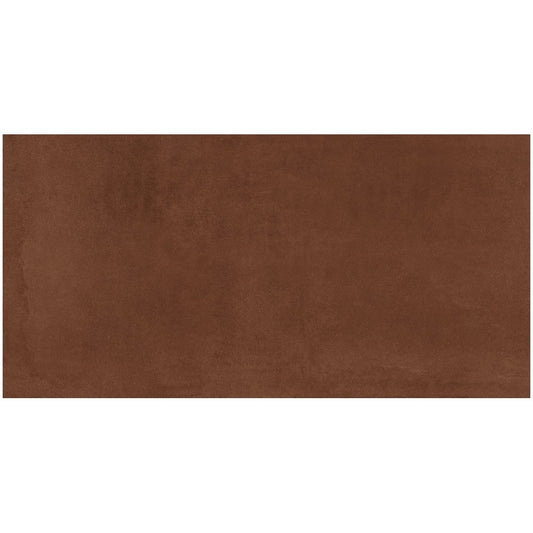 Gresie interior portelanata rectificata maro 60x120 cm, Marazzi Cementum Cotto