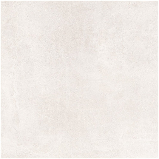 Gresie interior portelanata rectificata alba 60x60 cm, Marazzi Cementum Ash