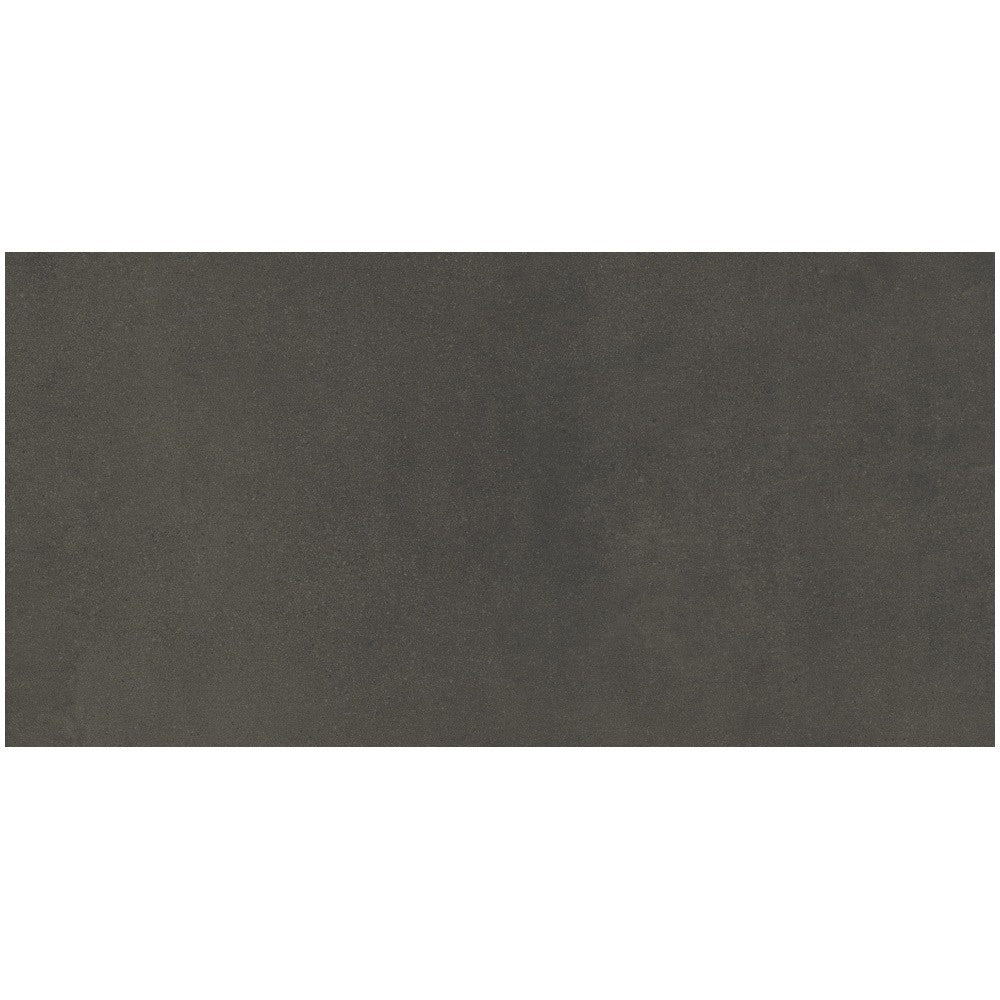 Gresie interior portelanata rectificata gri 30x60 cm, Marazzi Cementum Carbon