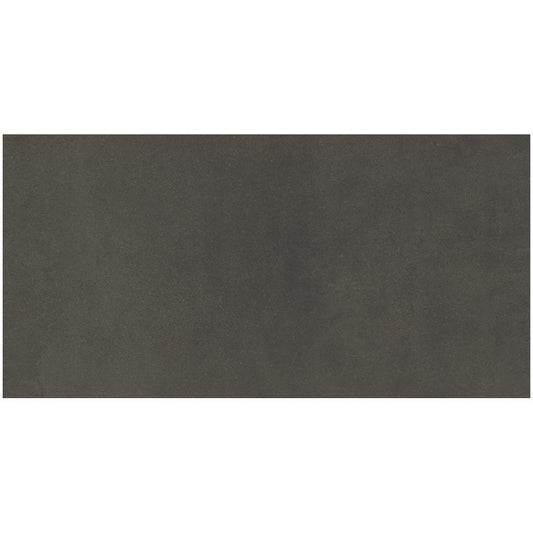 Gresie interior portelanata rectificata gri 30x60 cm, Marazzi Cementum Carbon