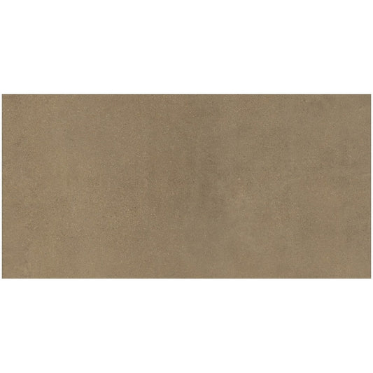 Gresie interior portelanata rectificata maro 30x60 cm, Marazzi Cementum Olive
