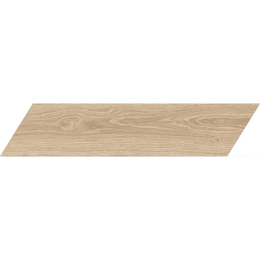 Gresie interior portelanata bej 11x54 cm, Marazzi Puro Oltre Natural Chevron