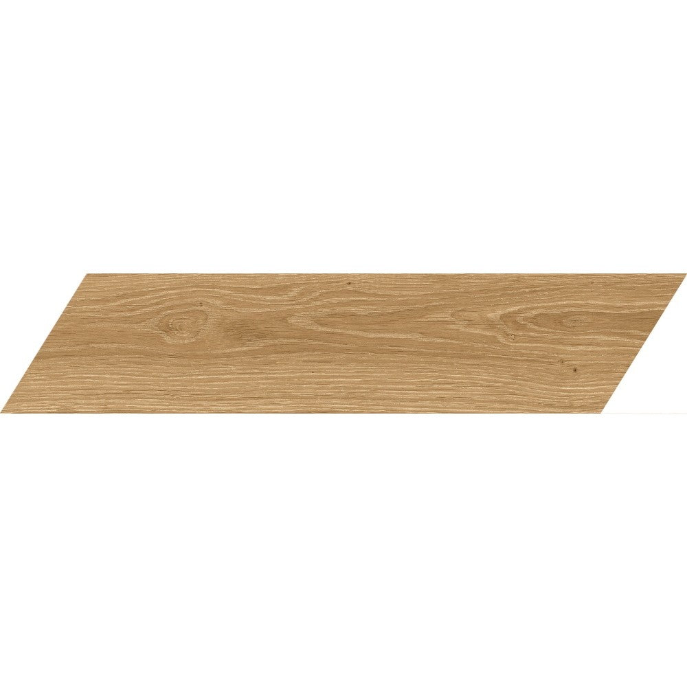 Gresie interior portelanata bej 11x54 cm, Marazzi Puro Oltre Caramel Chevron