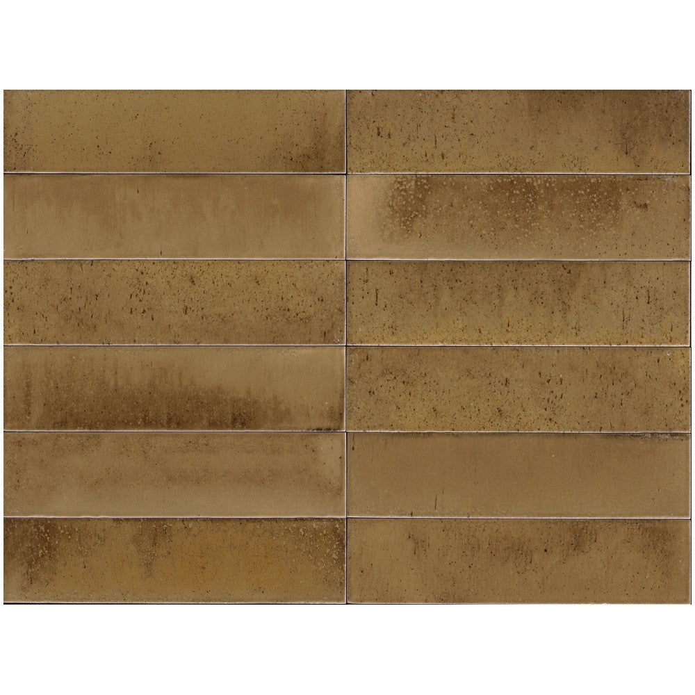 Gresie interior portelanata bej 6x24 cm, Marazzi Lume Beige Lux