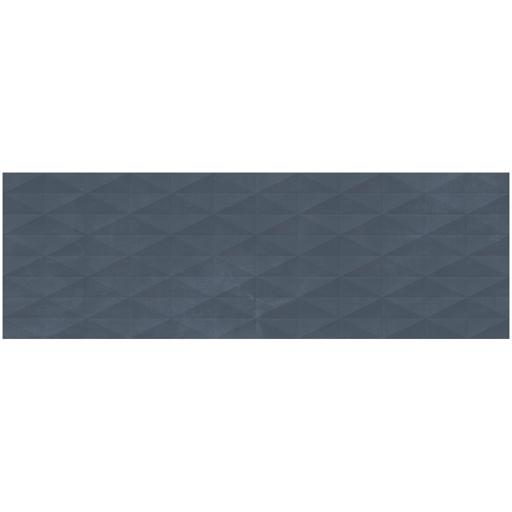 Faianta baie / bucatarie albastra 25x76 cm, Marazzi Chill Blue Struttura 3D Diamond