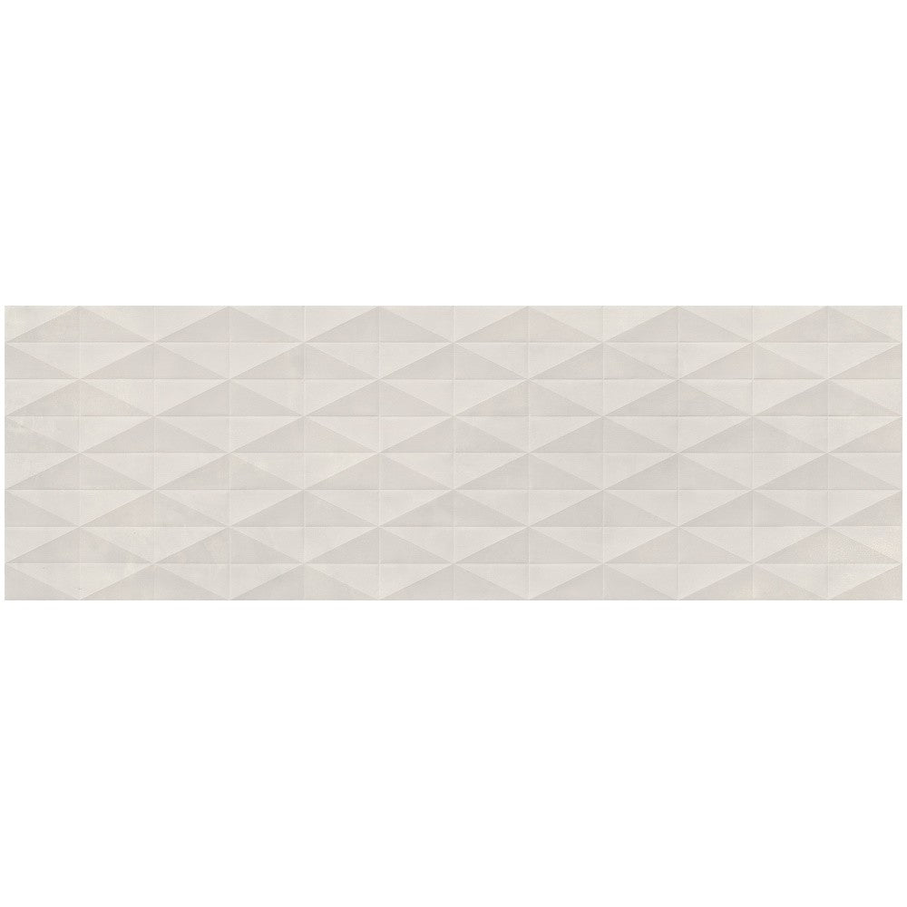 Faianta baie / bucatarie gri 25x76 cm, Marazzi Chill Grey Struttura 3D Diamond