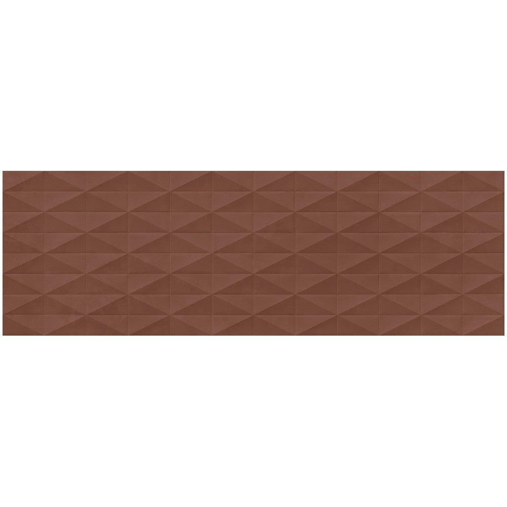 Faianta baie / bucatarie maro 25x76 cm, Marazzi Chill Clay Struttura 3D Diamond