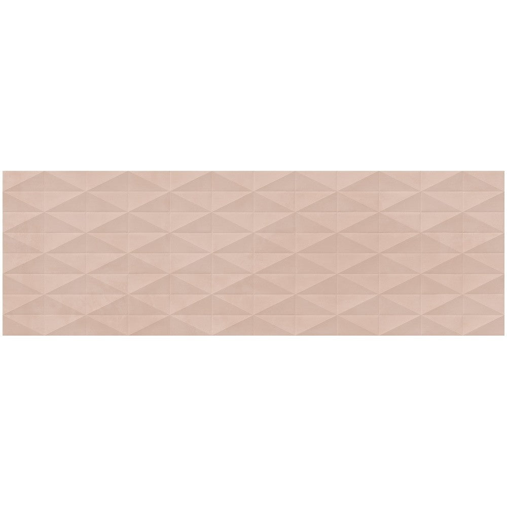 Faianta baie / bucatarie roz 25x76 cm, Marazzi Chill Pink Struttura 3D Diamond