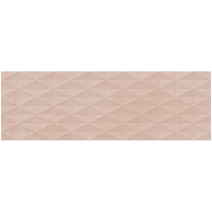 Faianta baie / bucatarie roz 25x76 cm, Marazzi Chill Pink Struttura 3D Diamond