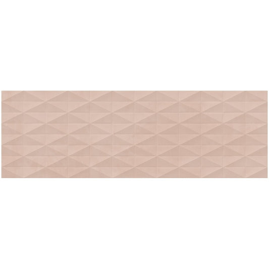 Faianta baie / bucatarie roz 25x76 cm, Marazzi Chill Pink Struttura 3D Diamond