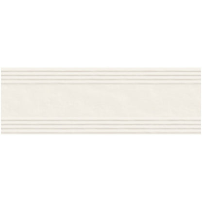 Faianta baie / bucatarie rectificata alba 40x120 cm, Marazzi Momenti Bianco Struttura Duo 3D