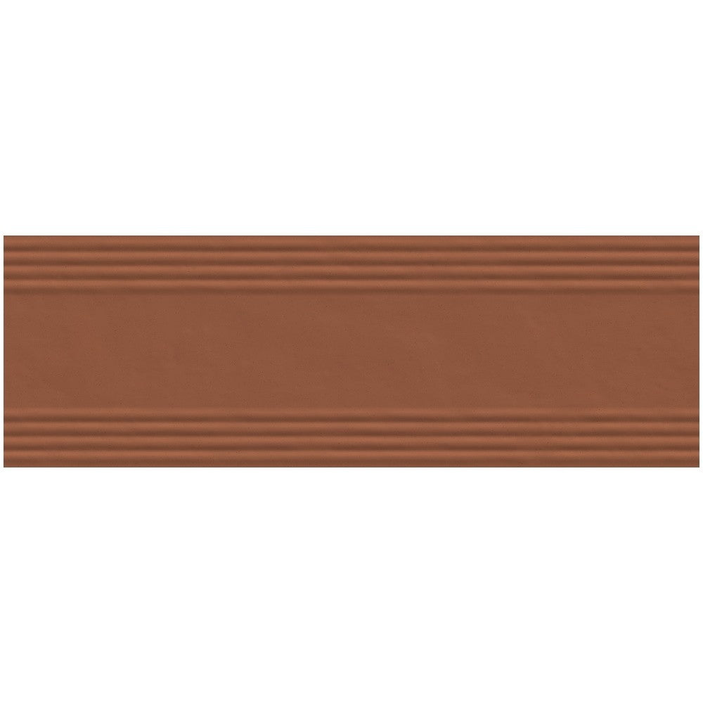 Faianta baie / bucatarie rectificata rosie 40x120 cm, Marazzi Momenti Terracotta Struttura Duo 3D