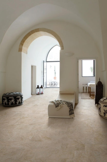 Gresie exterior / interior portelanata rectificata bej 60x60 cm, Marazzi Puro Alba Arena