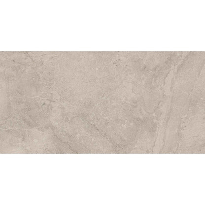 Gresie exterior portelanata rectificata gri 60x120 cm, Marazzi Puro Alba Greige Strutturato