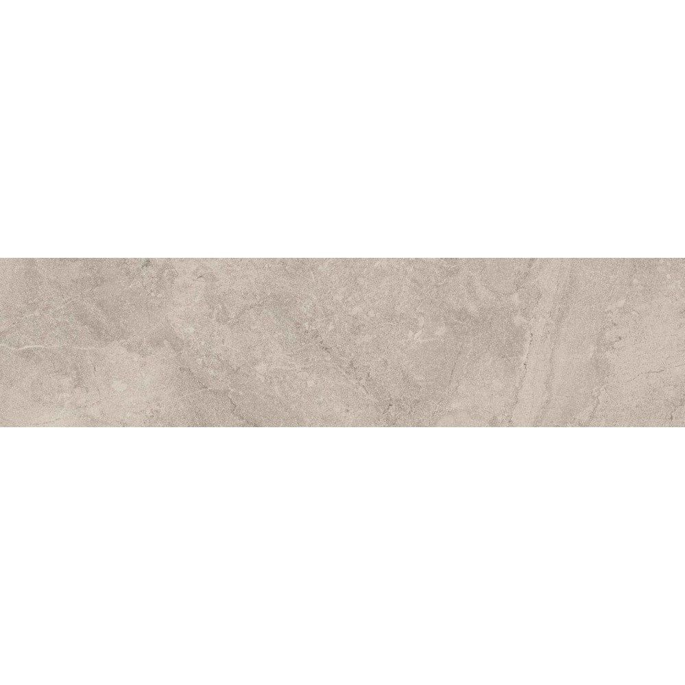 Gresie exterior portelanata rectificata gri 30x60 cm, Marazzi Puro Alba Greige Strutturato