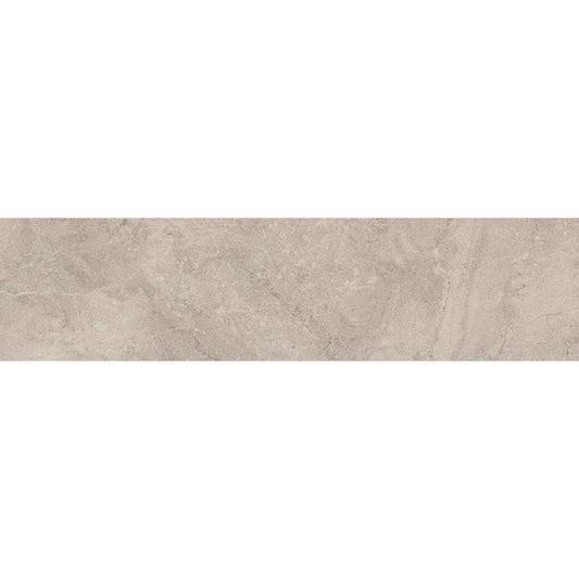 Gresie exterior portelanata rectificata gri 30x60 cm, Marazzi Puro Alba Greige Strutturato
