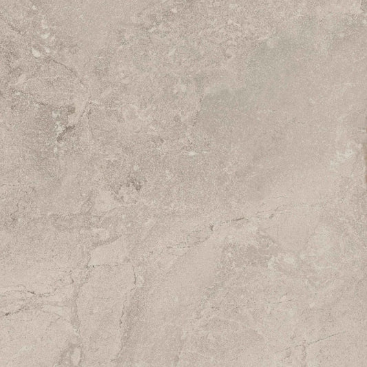 Gresie exterior portelanata rectificata gri 60x60 cm, Marazzi Puro Alba Greige Strutturato