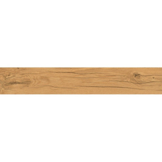Gresie exterior / interior portelanata rectificata crem 20x120 cm, Marazzi Puro Alba Roble