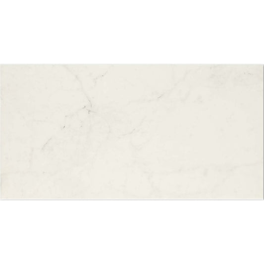 Gresie exterior / interior portelanata rectificata alba 60x120 cm, Marazzi Allmarble Altissimo Silk
